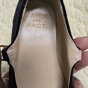 Janie and Jack Classic Black Kids Dress Shoes